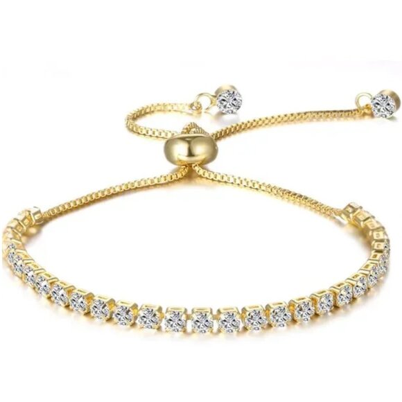 Swarovski Crystals Tennis Bracelet - Picture 1 of 6